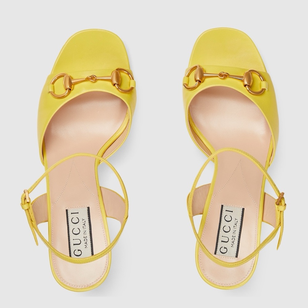 Gucci Horsebit Mid-Heel Sandal! - Picture 4 of 5